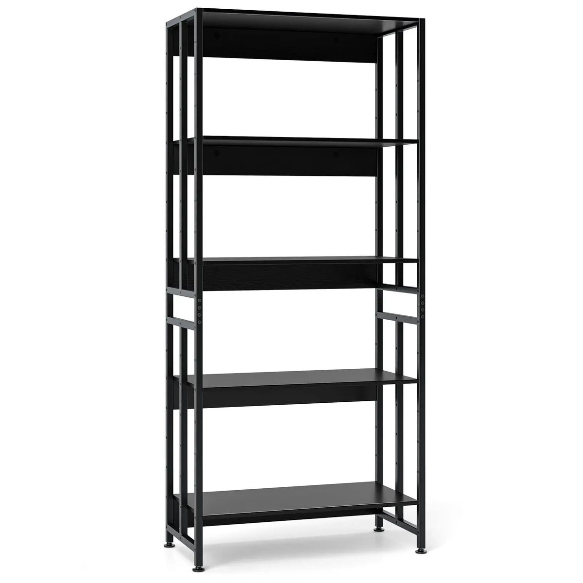 5-Tier Bookshelf with Adjustable and Tiltable Shelves, photo 9 of 9