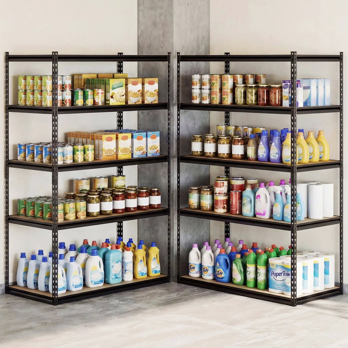 5-Tier Heavy Duty Garage Shelving Unit - 2200 LBS Capacity, photo 10 of 32