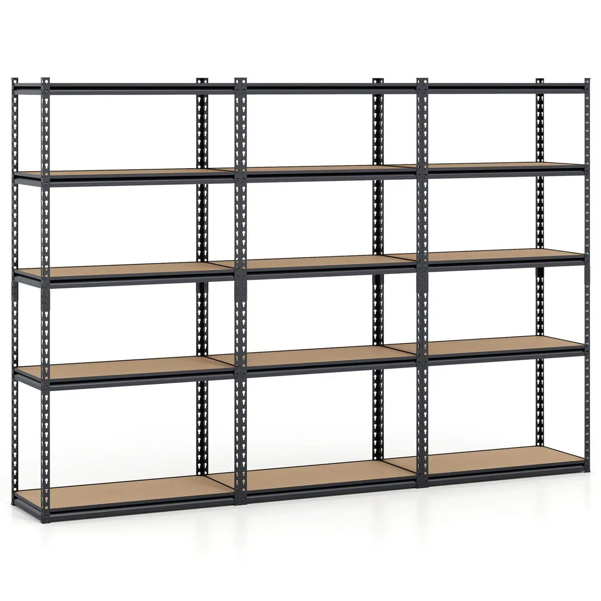 5-Tier Garage Shelving Unit 2200 LBS Metal Storage Shelves Adjustable Utility Rack, photo 2 of 32