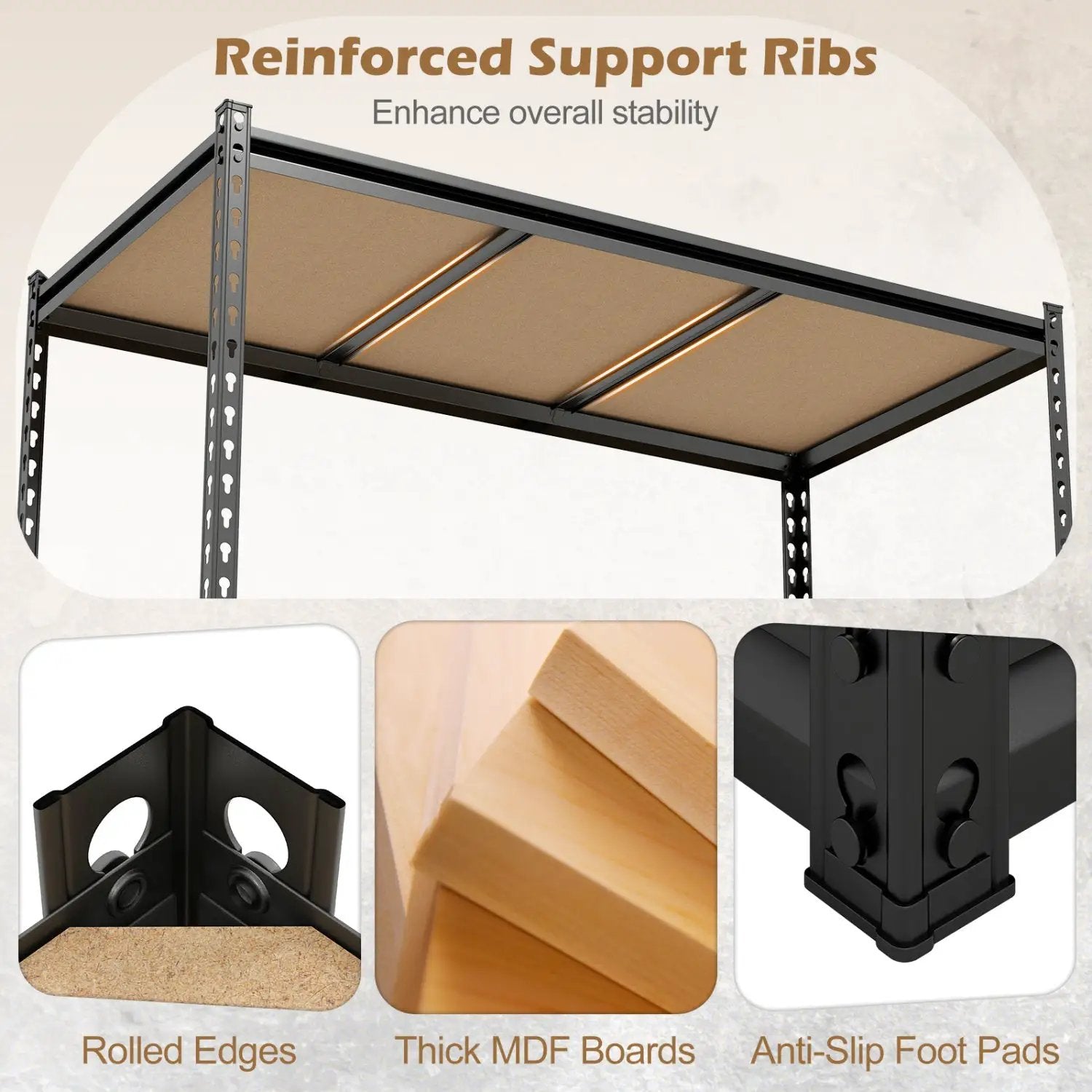 5-Tier Garage Shelving Unit for Warehouse and Basement by DirectDeals