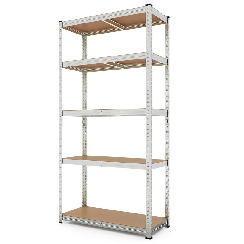 5-Tier Heavy Duty Metal Shelving Unit with 2000 LBS Total Load Capacity by DirectDeals
