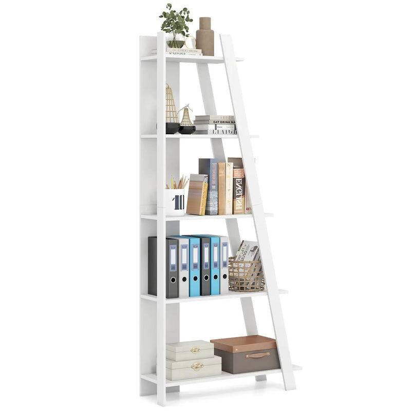 5-Tier Vertical Bookshelf for Small Spaces, 79" Tall by DirectDeals