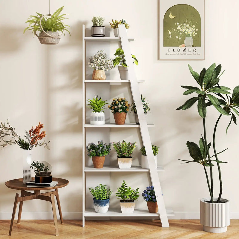 5-Tier Vertical Bookshelf for Small Spaces, 79" Tall by DirectDeals