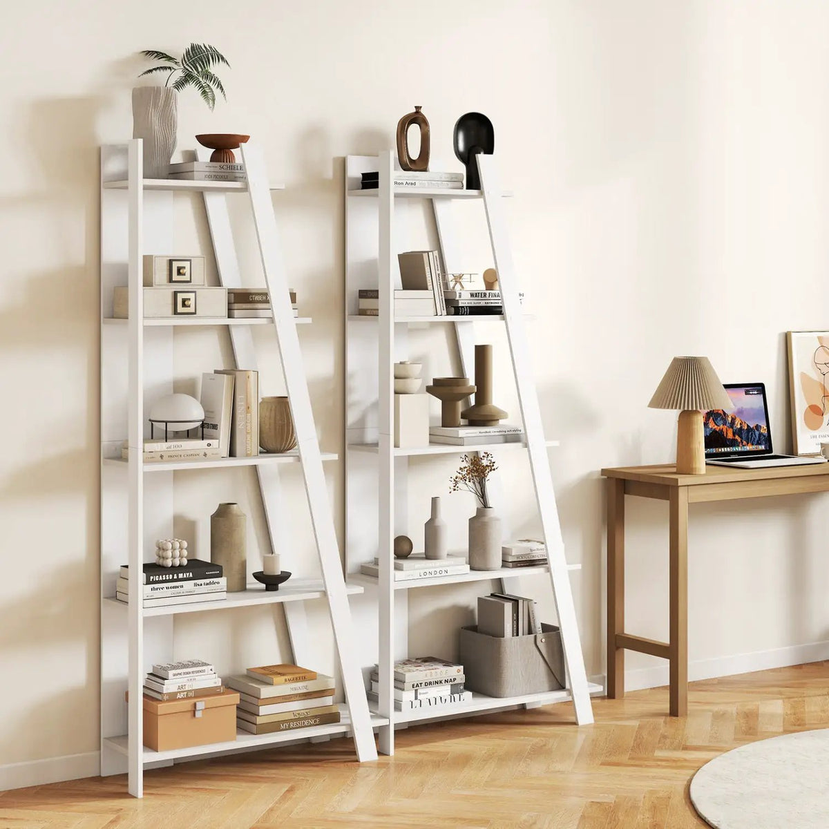 5-Tier Vertical Bookshelf for Small Spaces, 79" Tall, photo 6 of 16