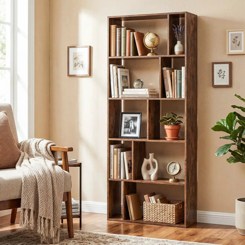5-Tier Bookshelf with Open Back and Anti-Tipping Kit by DirectDeals