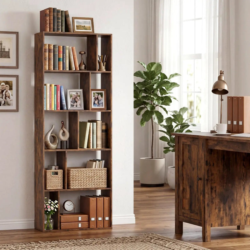 5-Tier Bookshelf with Open Back and Anti-Tipping Kit by DirectDeals