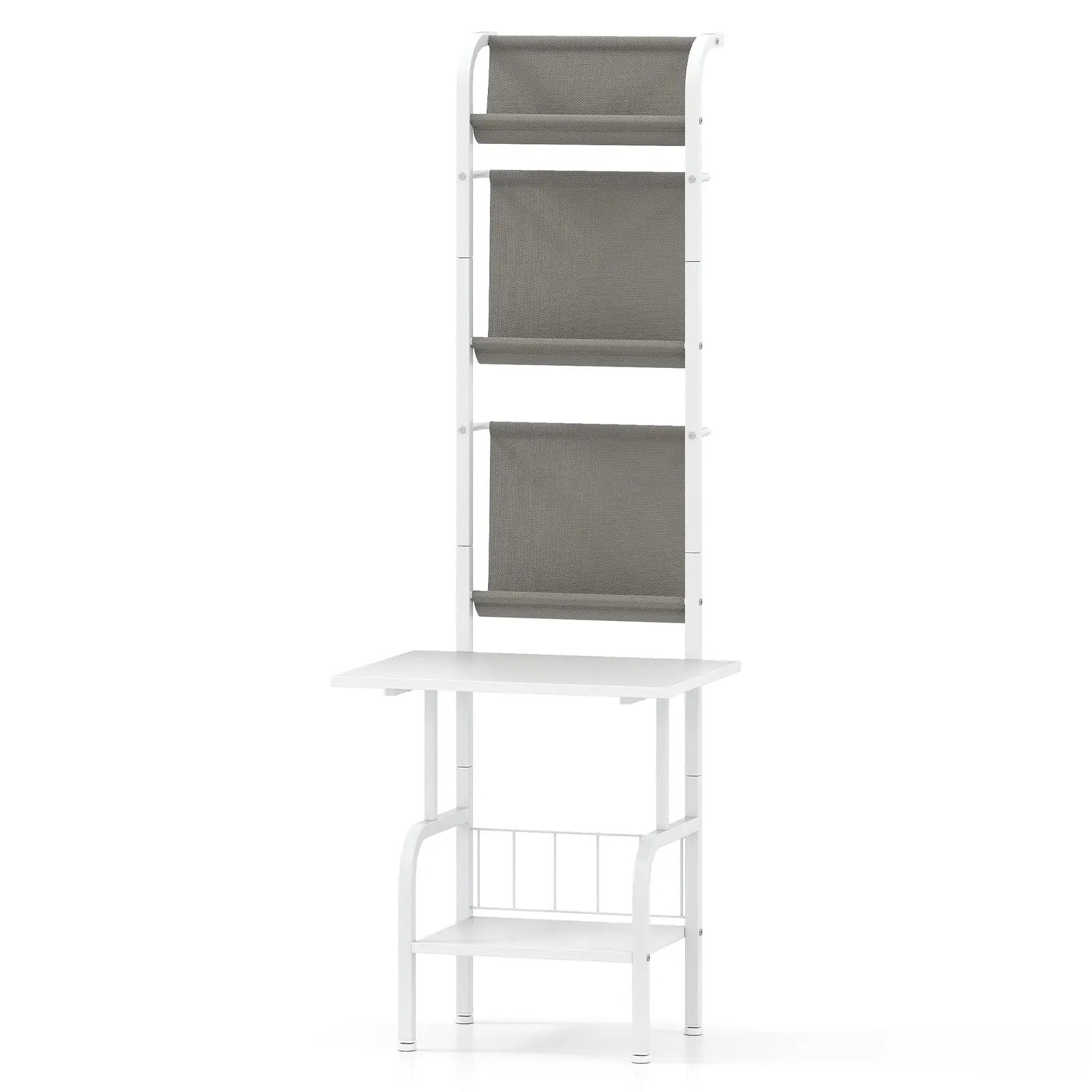 5-Tier Record Player Stand with Vinyl Display Shelf and Record Holder by DirectDeals