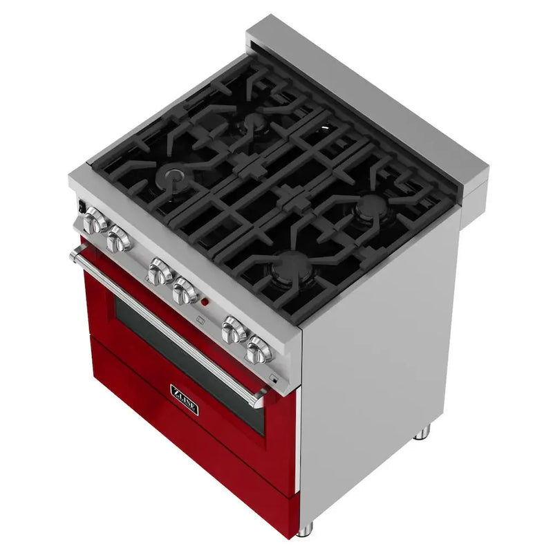 ZLINE 36" Bundle Range RAS-RG-36 & Range Hood 8654RG-36, 2KP-RASRGRH36 by Farmhouse Kitchen and Bath