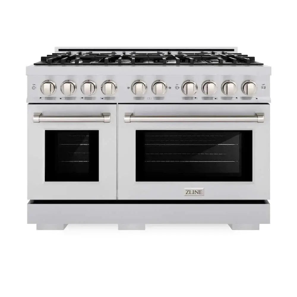 ZLINE 48" Select Dual Fuel Range Gas Cooktop Electric Convection Oven Stainless Steel HDR48 by Farmhouse Kitchen and Bath