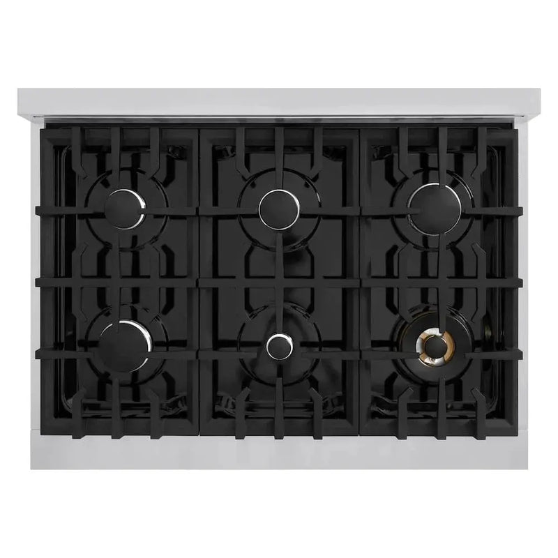 ZLINE 36"Classic Gas Range, Convection Gas Oven, Stainless Steel, CGR36 by Farmhouse Kitchen and Bath