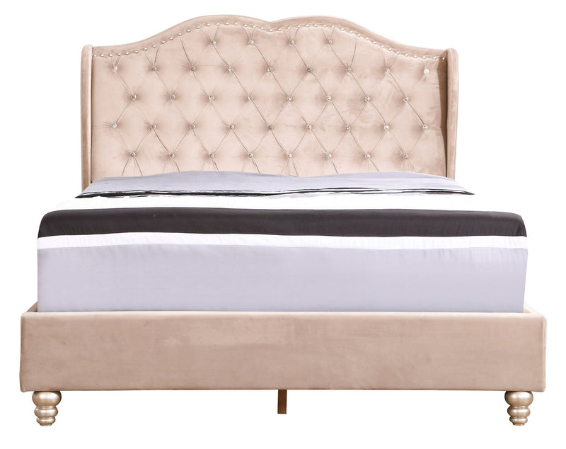 Upholstered Bed Transitional by Unique Piece Furniture