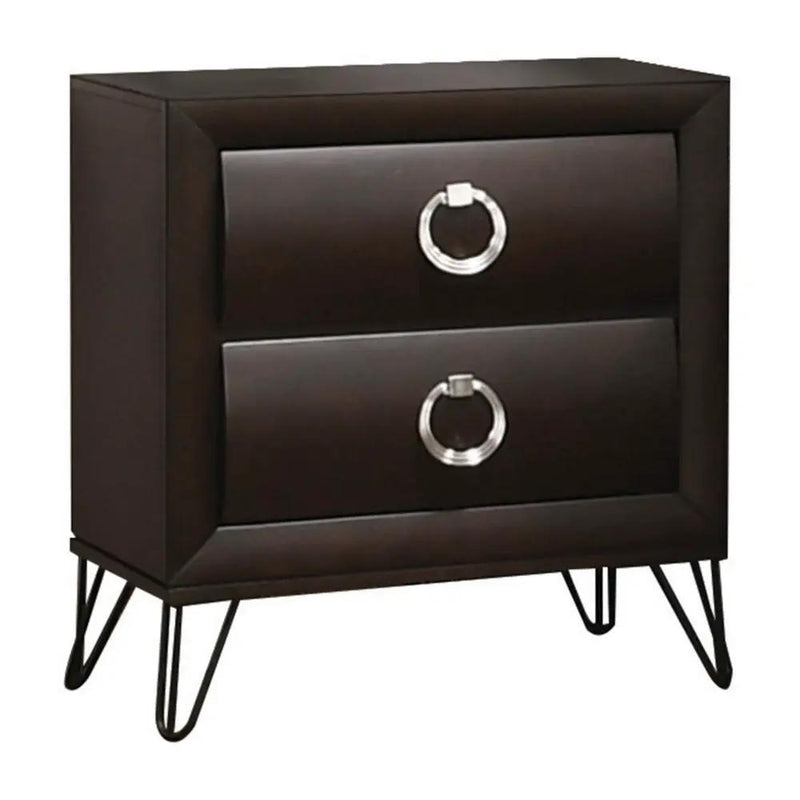 Tablita - Nightstand - Dark Merlot by Unique Piece Furniture