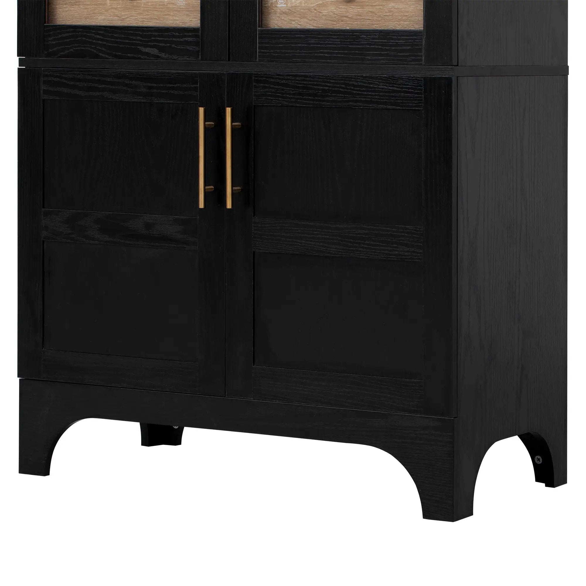 K&K 71" Tall Arched Kitchen Pantry Cabinet by HouseOfZazla