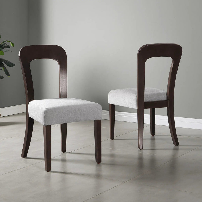 Dining Chairs Set of 2, Upholstered Kitchen Side Chairs by HouseOfZazla