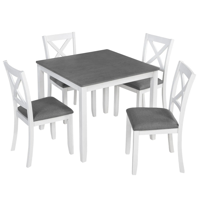 Modern Dining Table Set With Chairs For Kitchen by HouseOfZazla