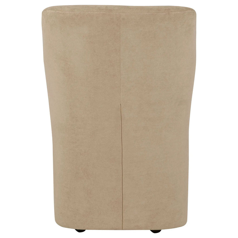 Jaelynn Upholstered Parsons Dining Side Chair Tan (Set of 2) by Unique Piece Furniture