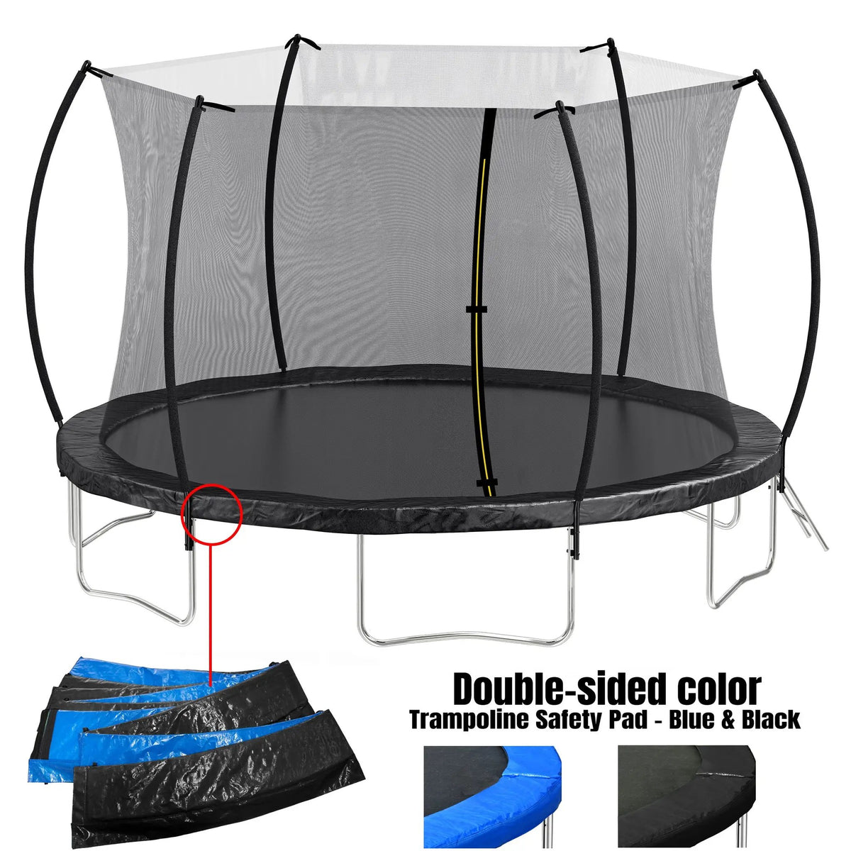 14FT Trampoline with Enclosure by HouseOfZazla