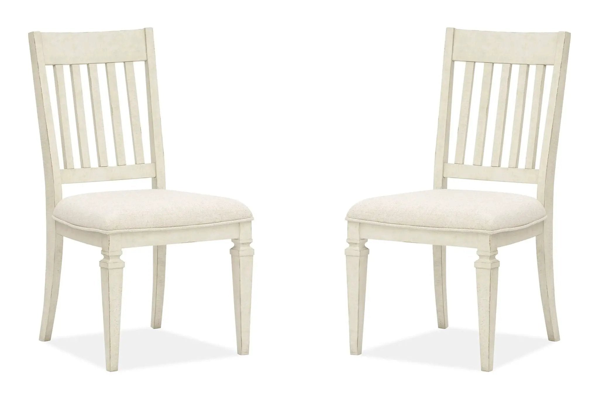 Newport - Dining Side Chair With Upholstered Seat (Set of 2) - Alabaster by Unique Piece Furniture