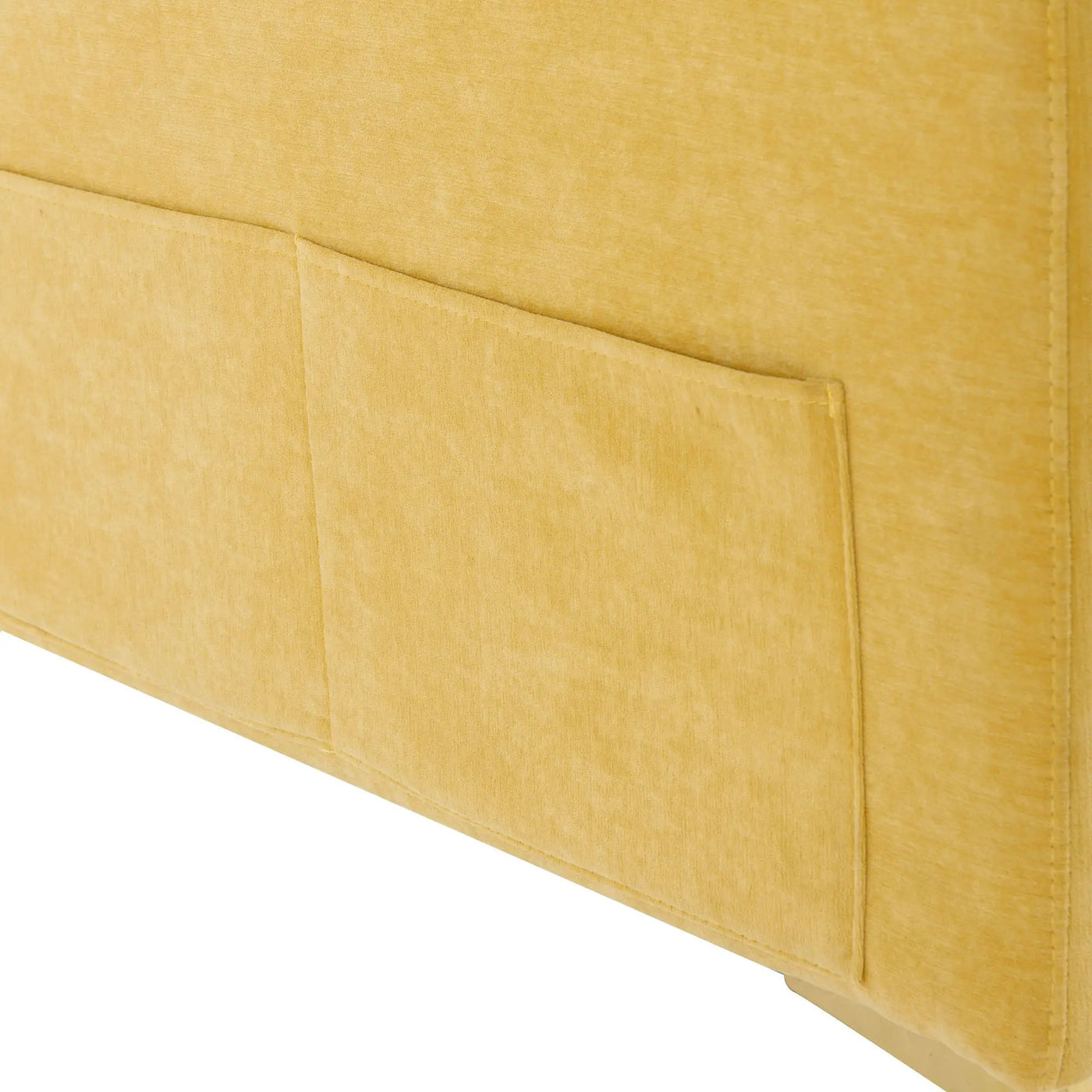Modern L - Shape Convertible Sectional Sofa With Movable Ottoman by HouseOfZazla