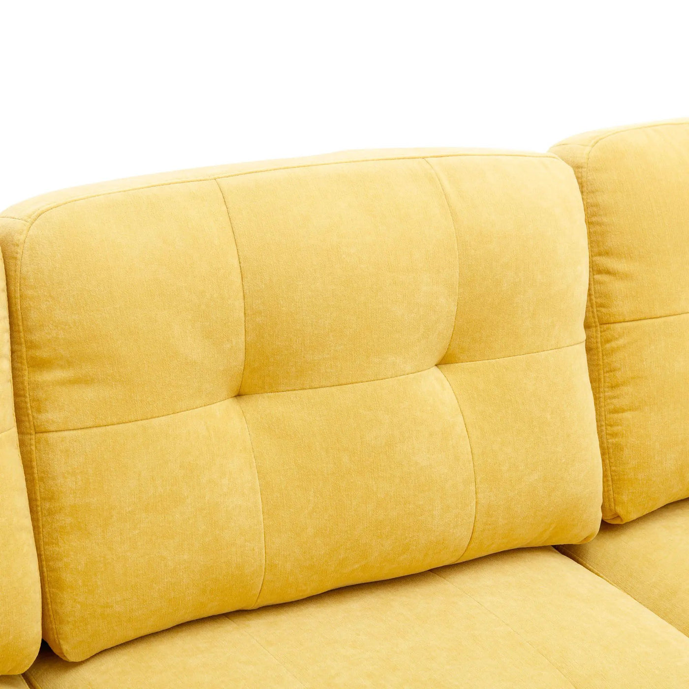 Modern L - Shape Convertible Sectional Sofa With Movable Ottoman by HouseOfZazla