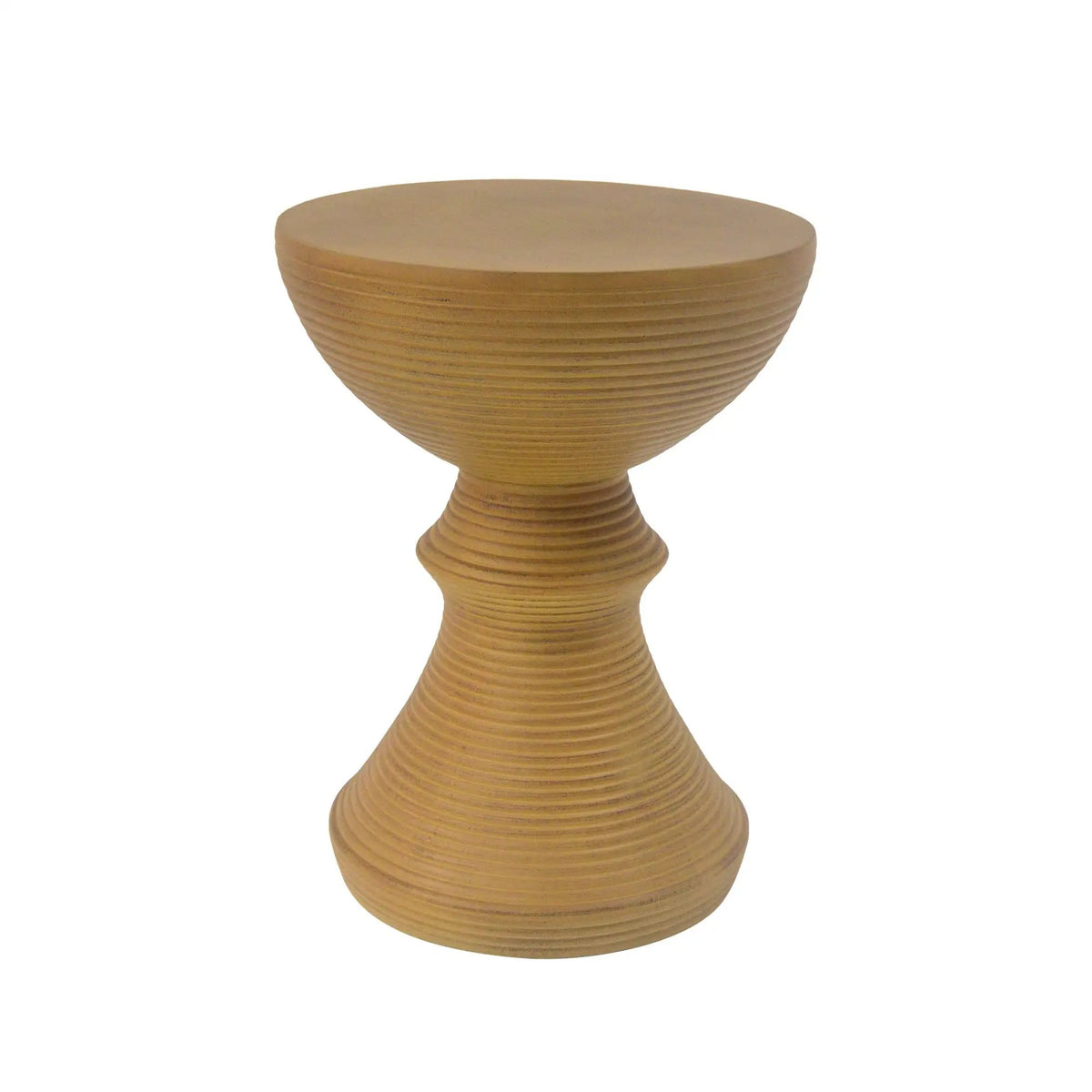 16" Ribbed Outdoor Accent Table, photo 8 of 8