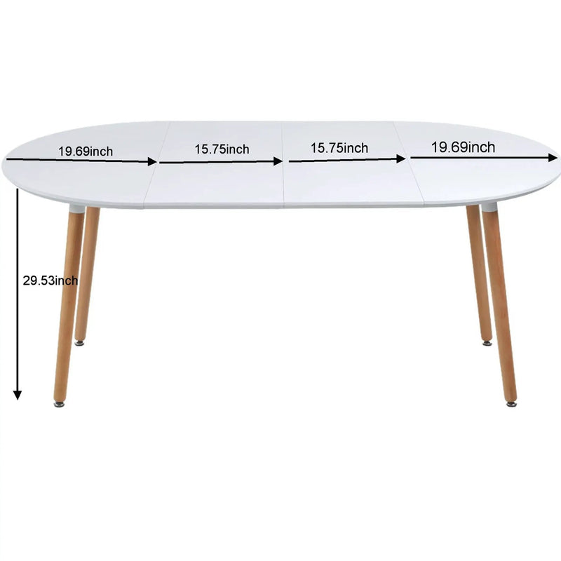 Extensible Table, Dining Table, Office Table, Coffee Table Metal Leg by Unique Piece Furniture