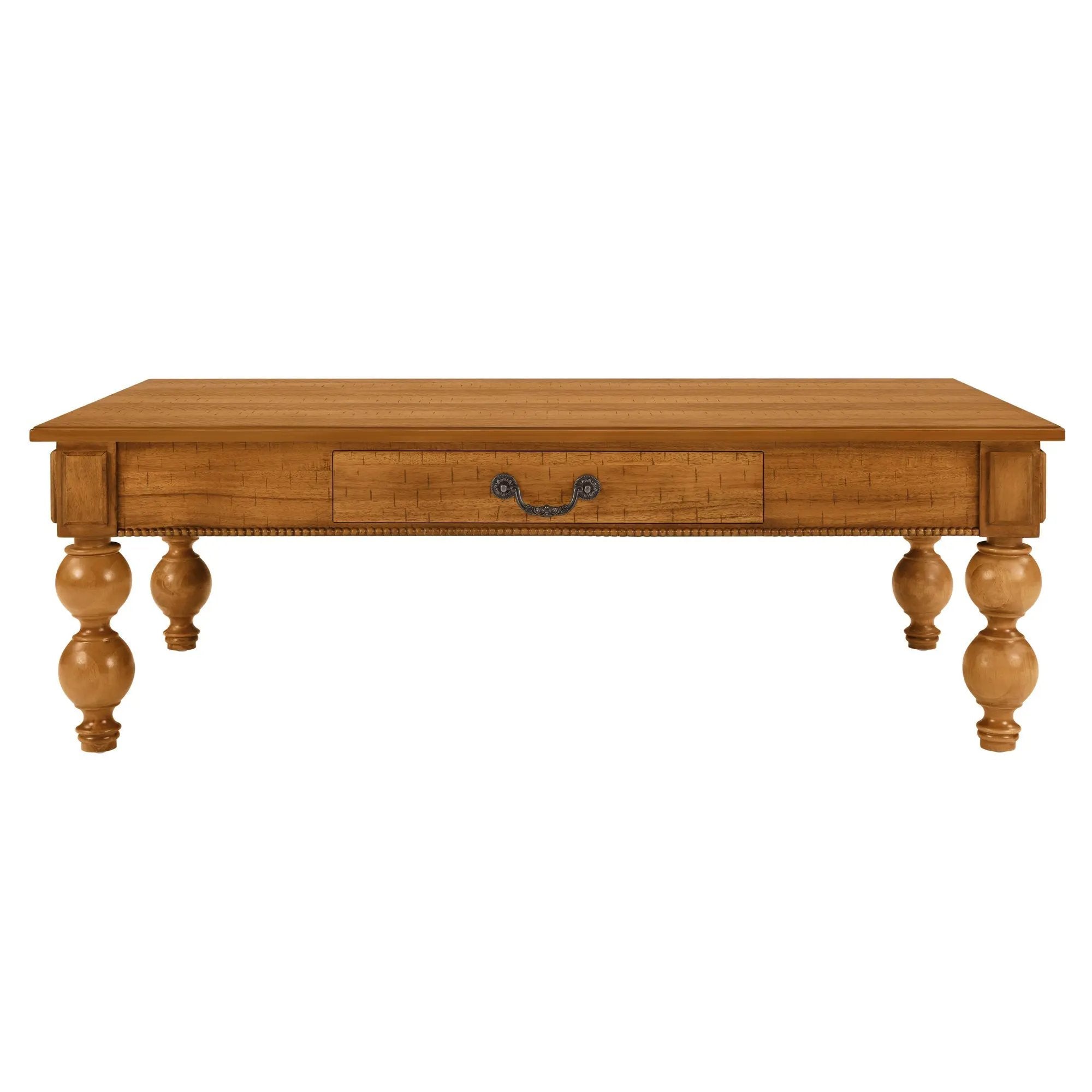 Rectangular Wooden Coffee Table with Storage Drawer by HouseOfZazla