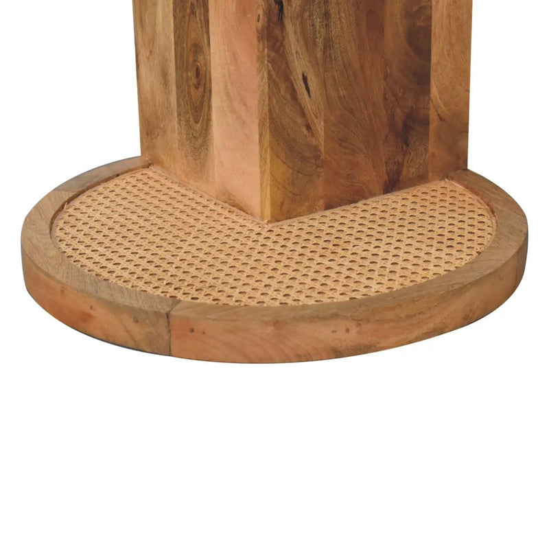 Close Knit Corner End Table - Oak by HouseOfZazla