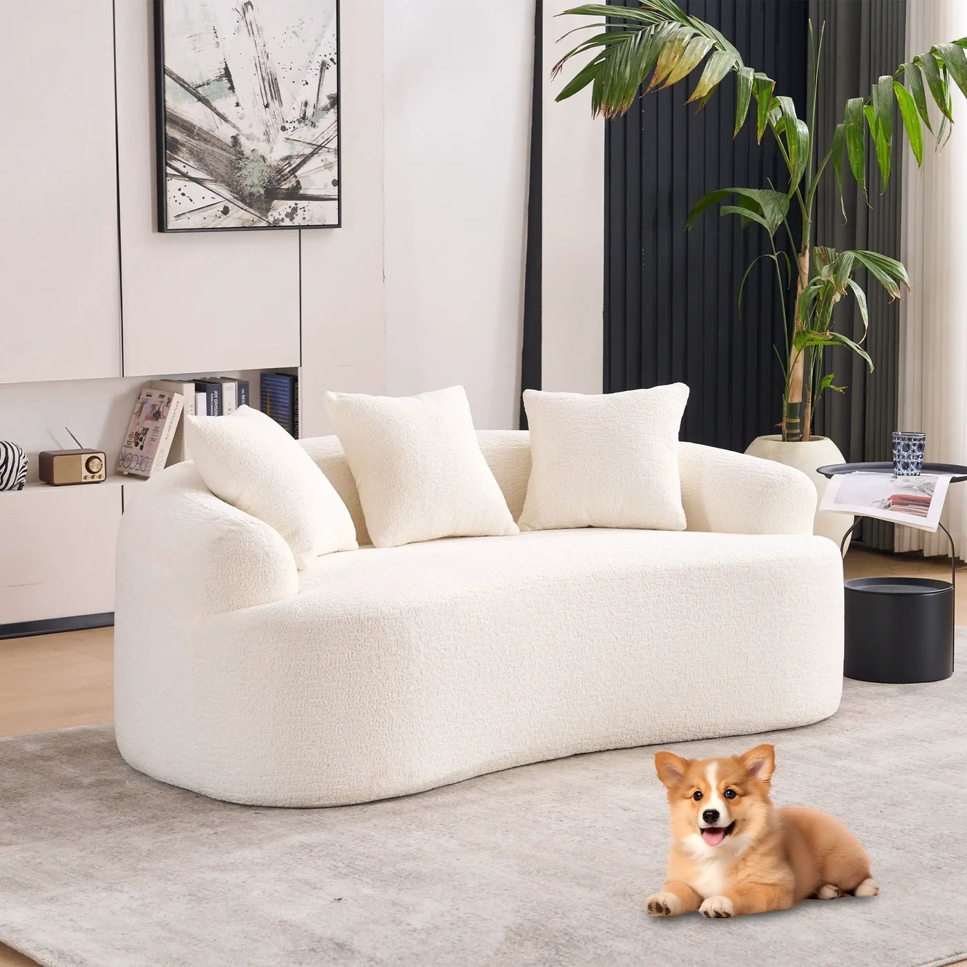 Loveseat Sofa, Compact Design For Small Spaces by HouseOfZazla