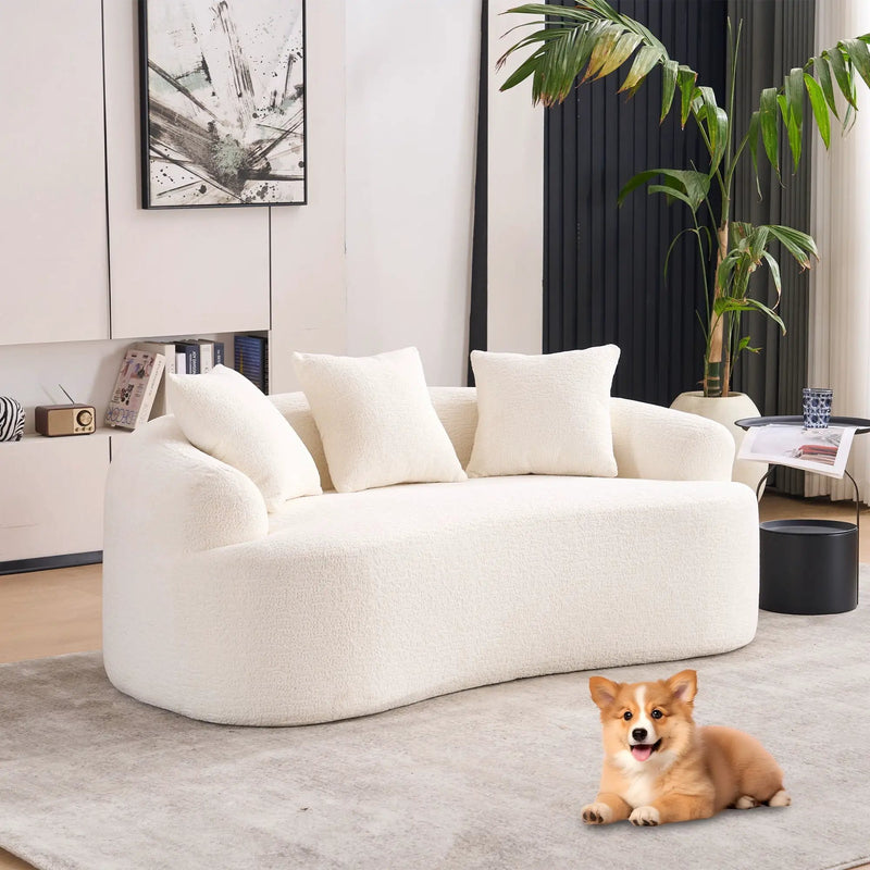 Loveseat Sofa, Compact Design For Small Spaces by HouseOfZazla