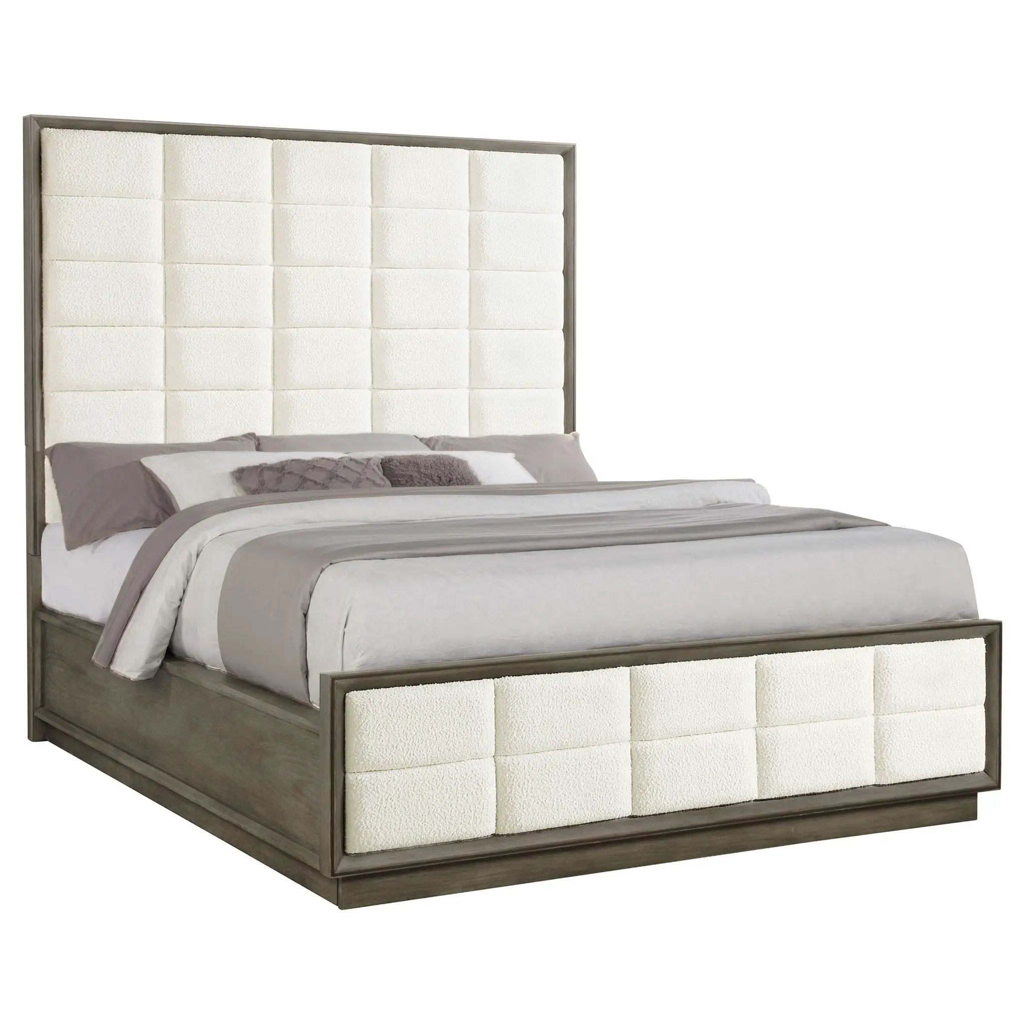 Durango 80-inch California King Panel Bed Taupe Oak by Unique Piece Furniture