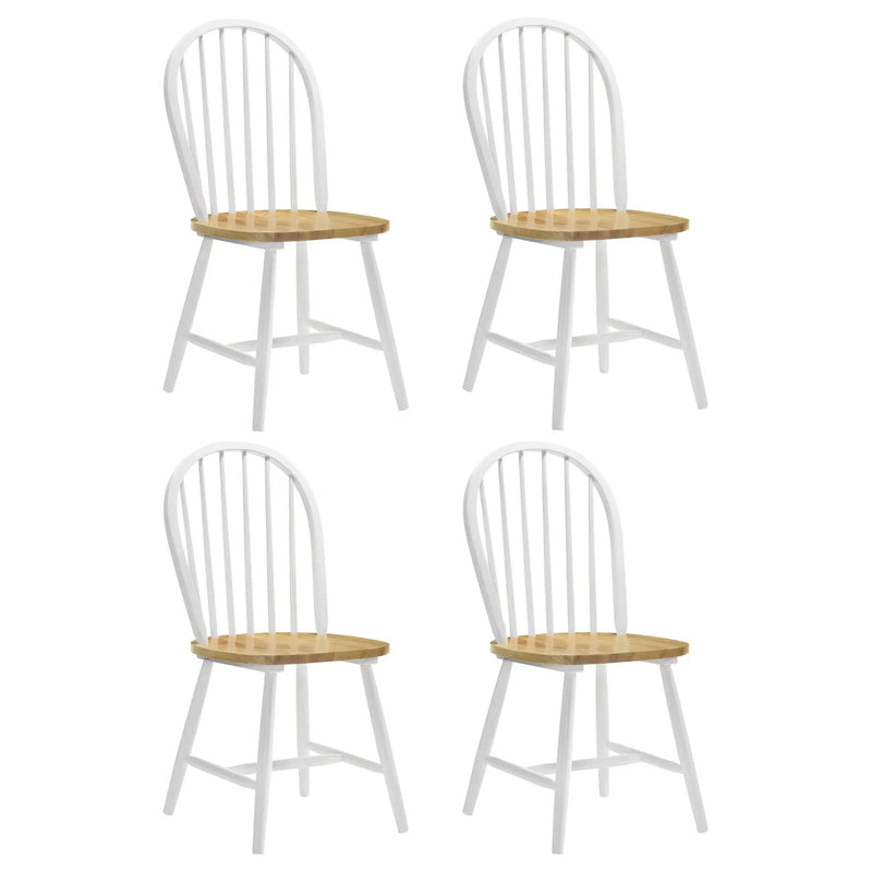 Cinder Wood Dining Side Chair White (Set of 4) by Unique Piece Furniture