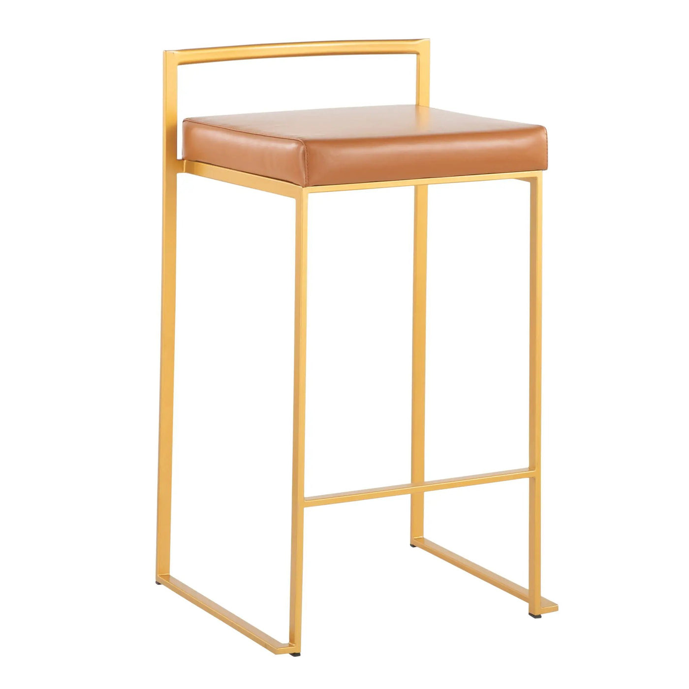 Fuji - Contemporary / Glam Design Counter Stool (Set of 2) by HouseOfZazla