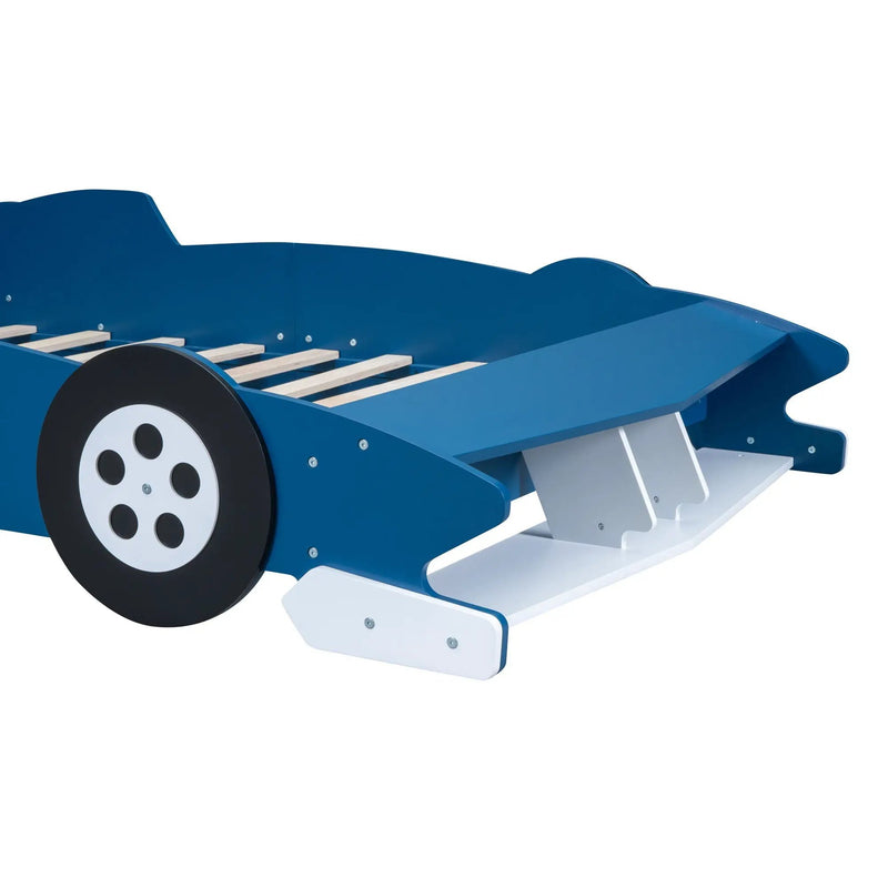 Race Car-Shaped Platform Bed With Wheels by HouseOfZazla