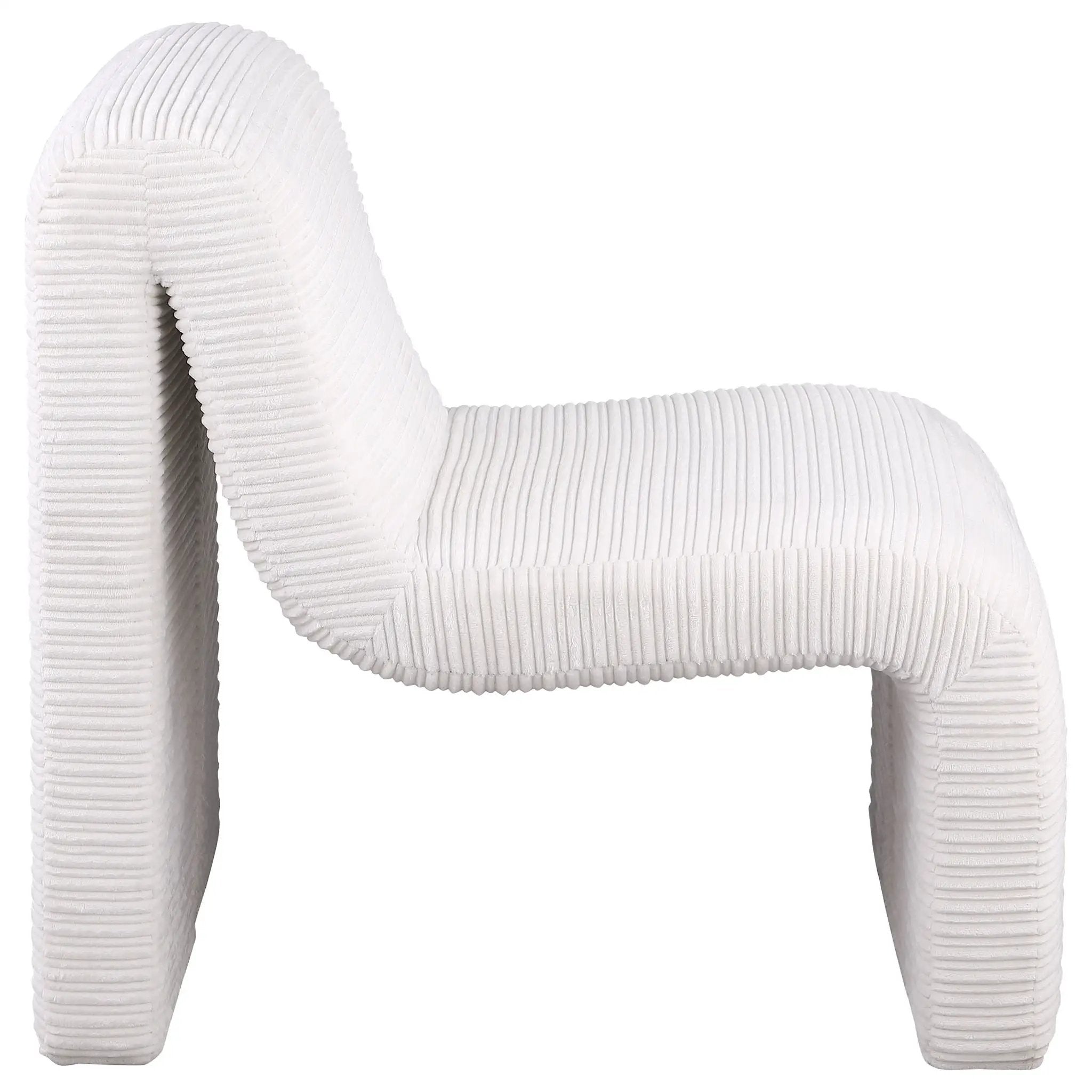 Winne - Curved Armless Accent Chair by HouseOfZazla