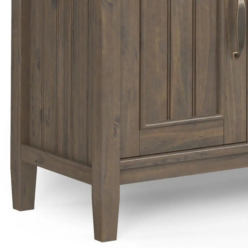 Lev - Handcrafted TV Media Stand - Smoky Brown by Unique Piece Furniture