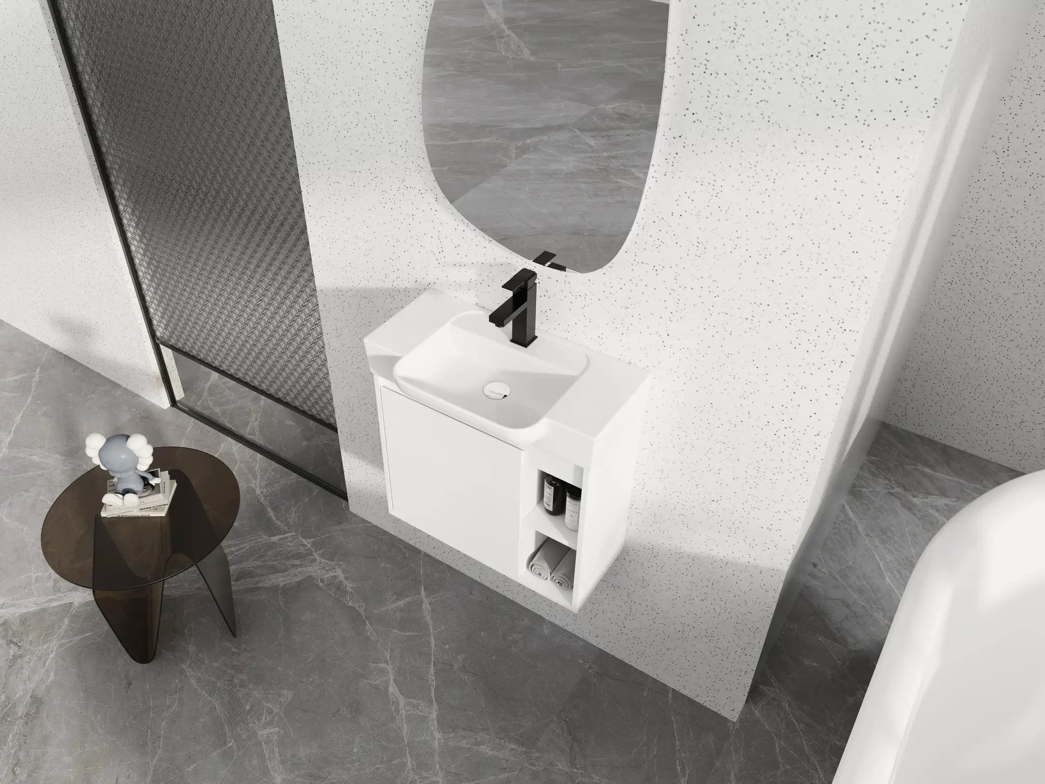 24'' Wall-Mounted Bathroom Vanity by HouseOfZazla