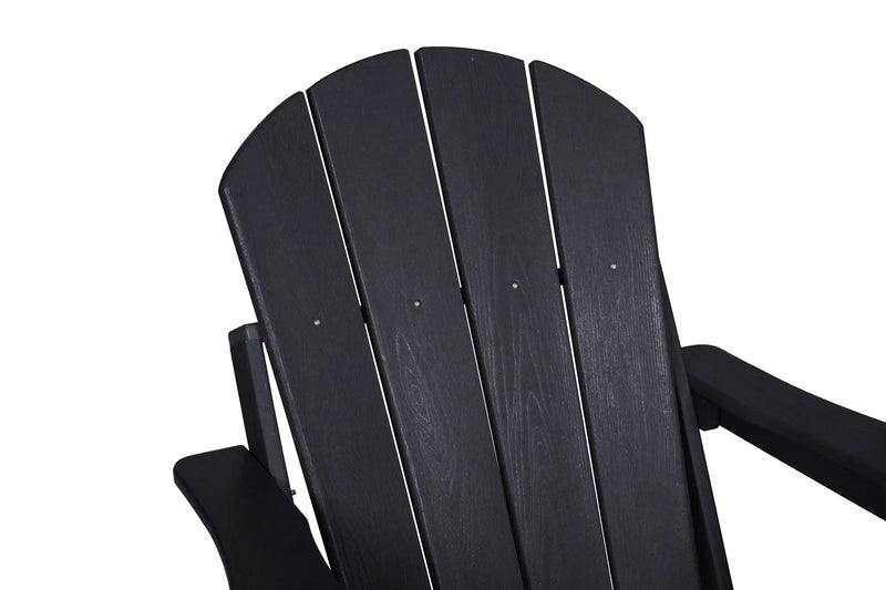Folding Adirondack Chair with Side Table, 3-Piece Set by HouseOfZazla