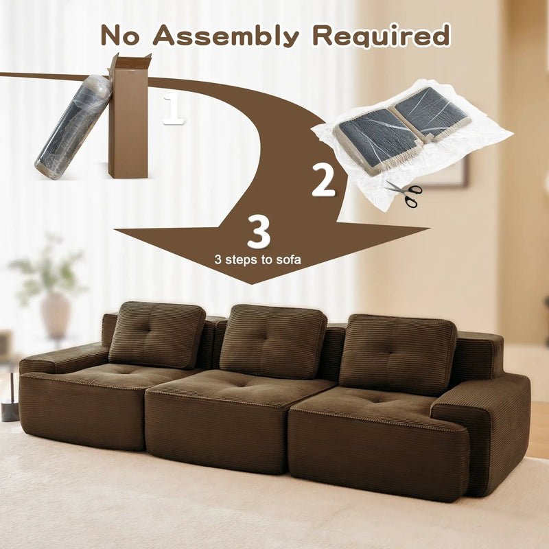 Modular Deep-Seat Sofa Set by HouseOfZazla