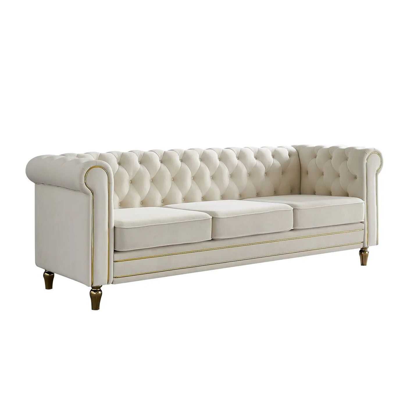 Chesterfield - Sofa 84.65" For Living Room by Unique Piece Furniture