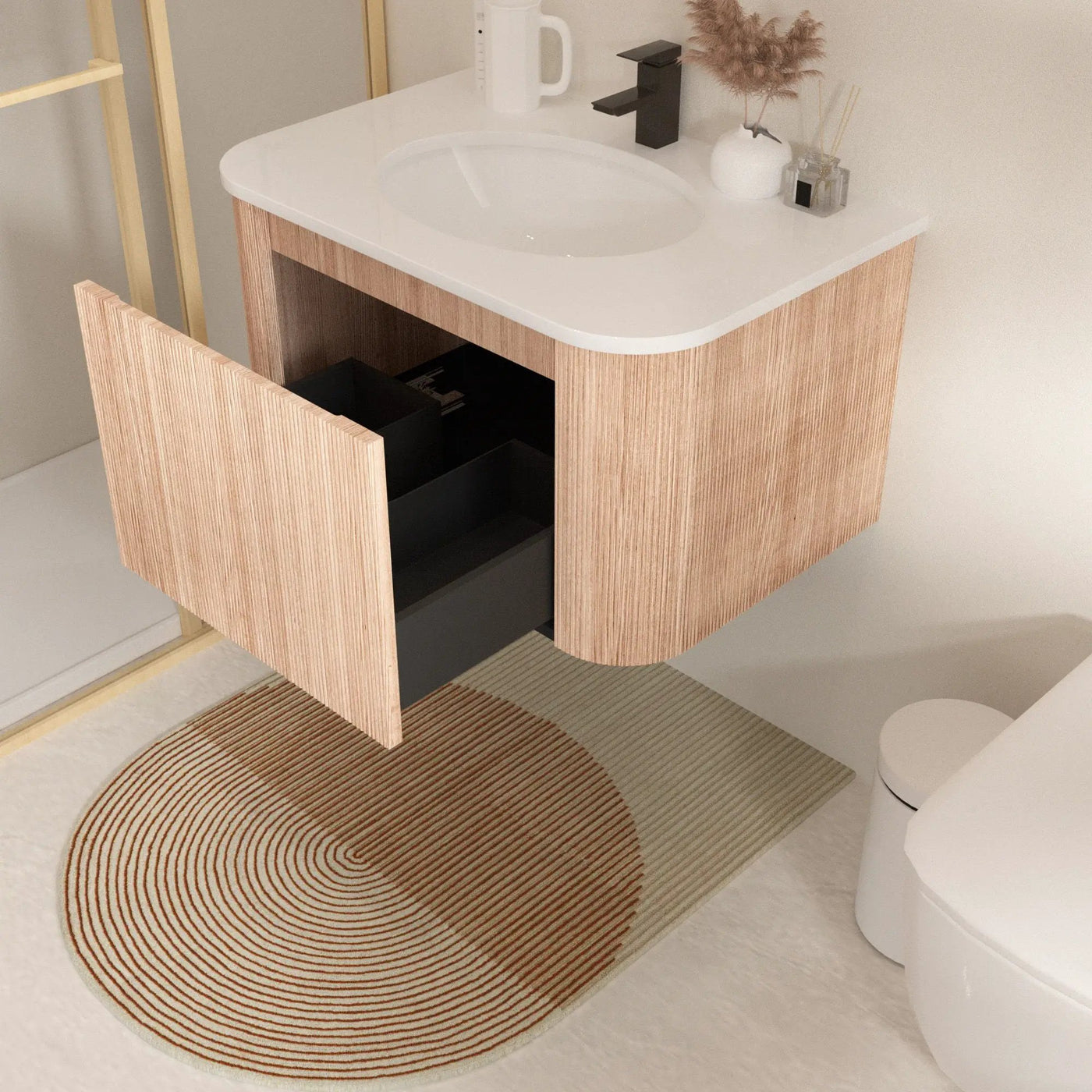 Wall Mounted Bathroom Vanity With Sink by HouseOfZazla