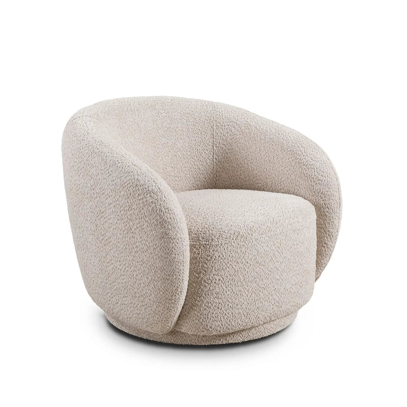 Swivel Accent Upholstered Barrel Chair by Unique Piece Furniture