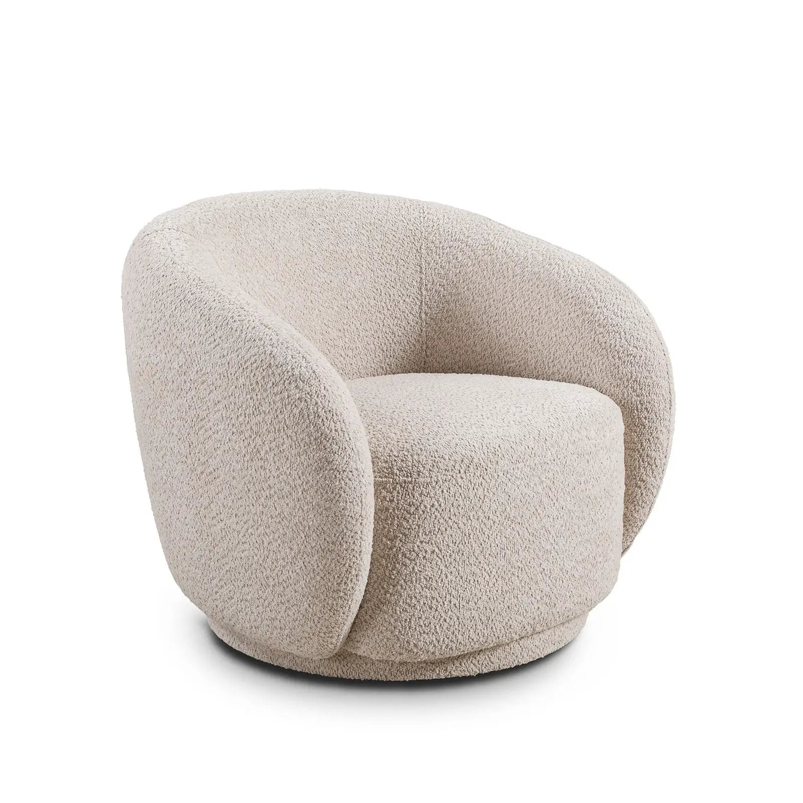 Swivel Accent Upholstered Barrel Chair by Unique Piece Furniture
