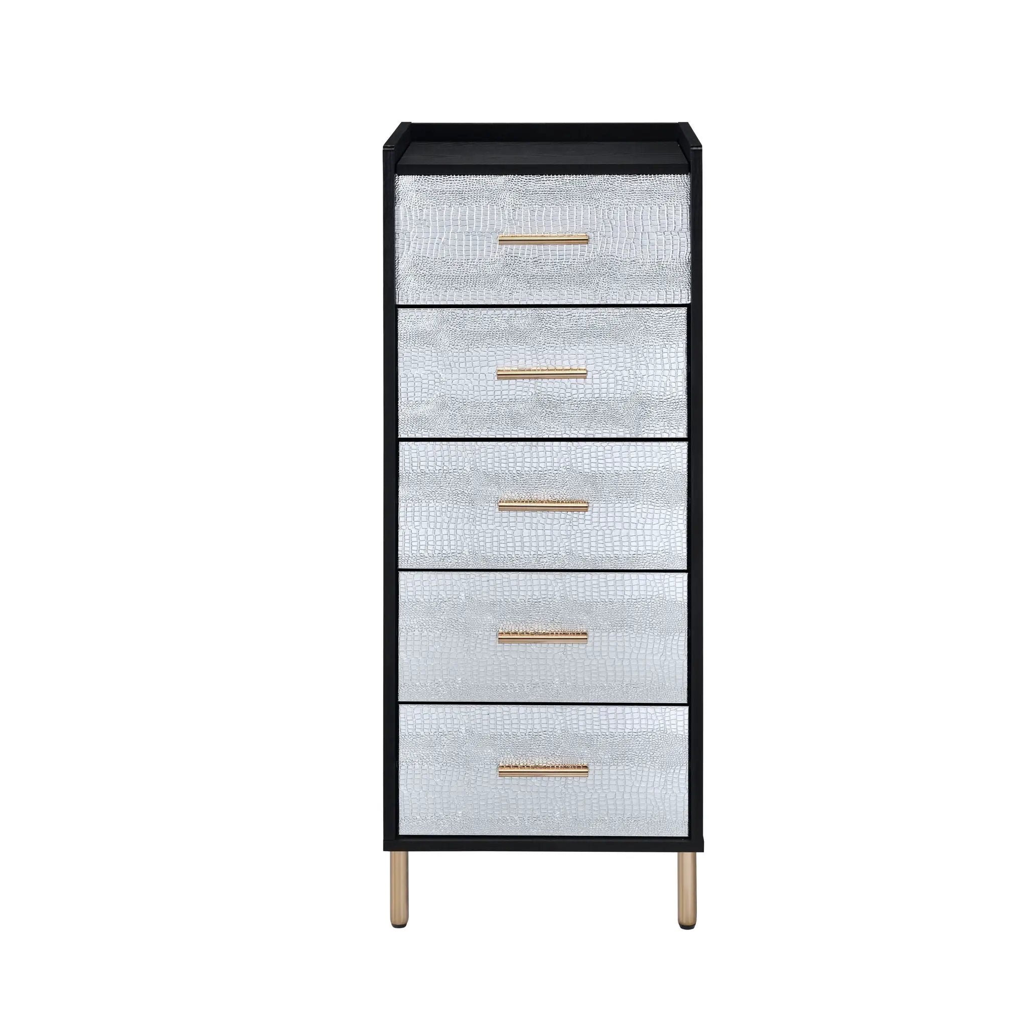 Myles - Jewelry Armoire - Black / Silver / Gold by Unique Piece Furniture