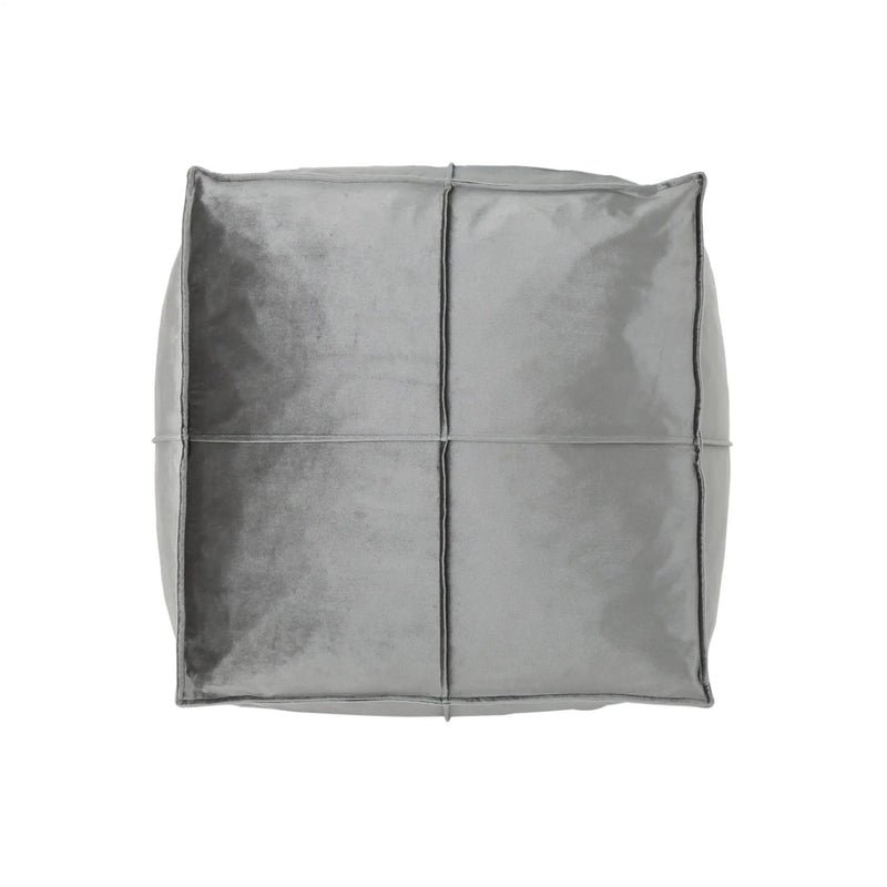 Nati - Square Pouf Ottoman And Floor Cushion - Smoke by Unique Piece Furniture