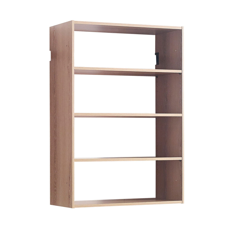 Devi - Wall Mounted Wood Closet System With Modular Design And Ample Storage by HouseOfZazla