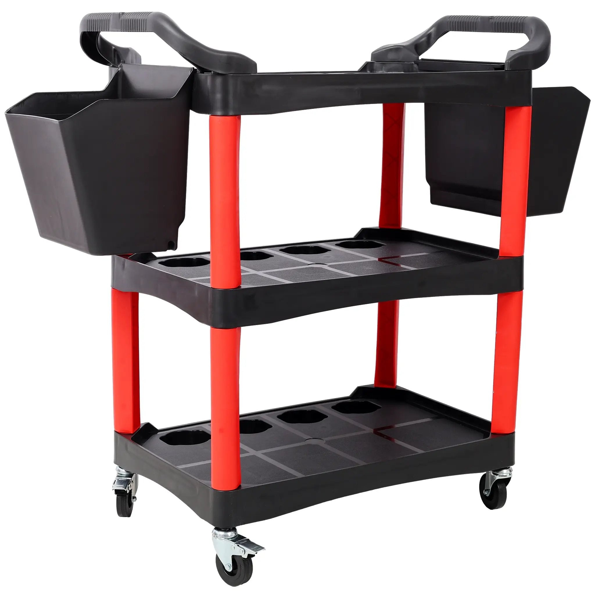 3 Tier Rolling Auto Detail Cart With Wheels by HouseOfZazla
