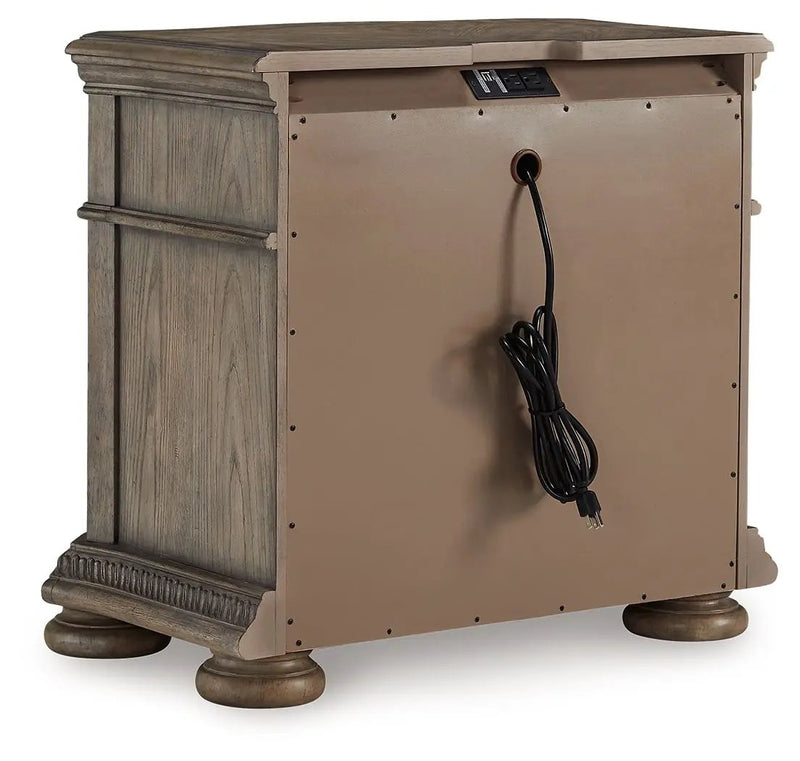 Ardenfield - Three Drawer Night Stand - Light Brown by Unique Piece Furniture