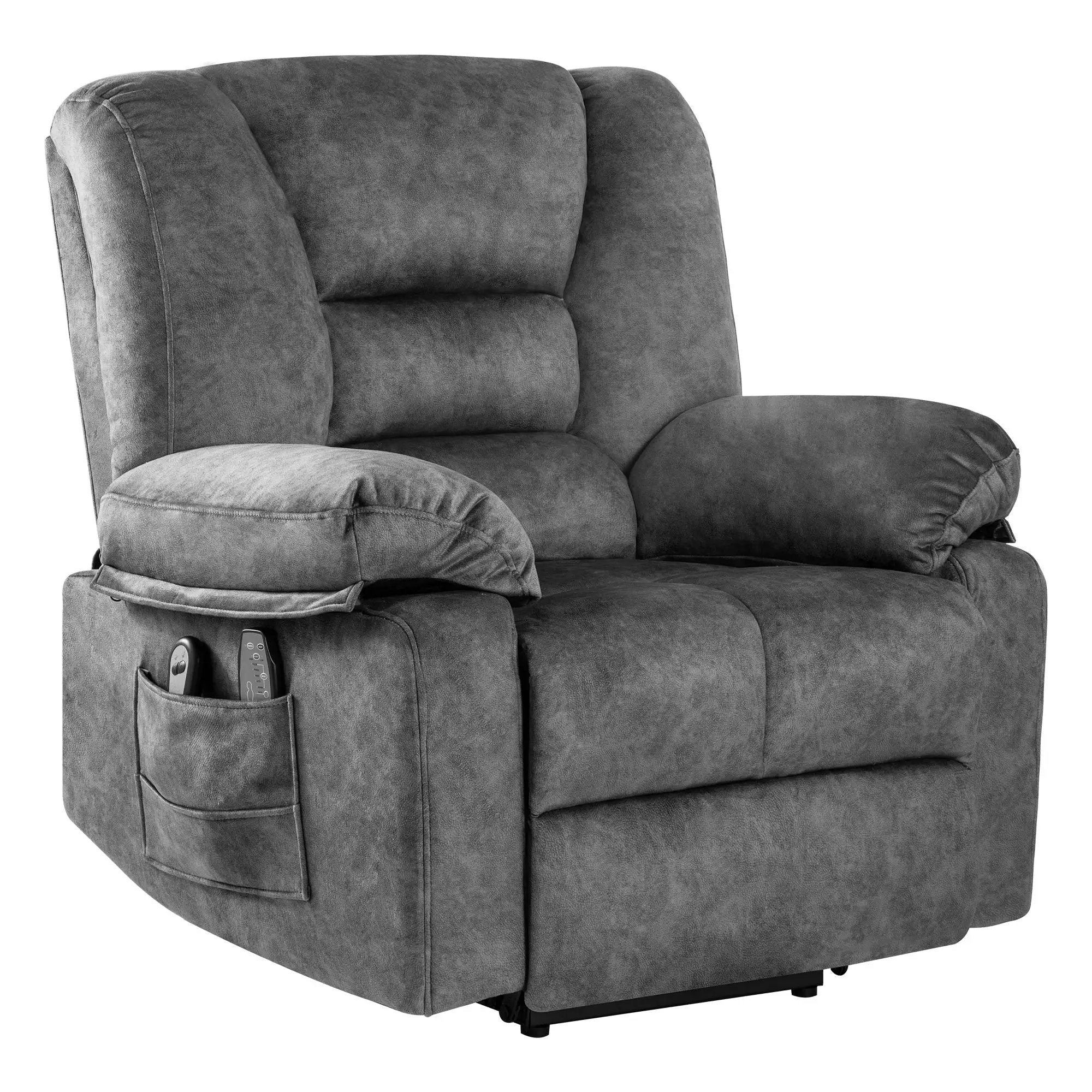 Power Lift Recliner Chair Sofa With Massage by Unique Piece Furniture