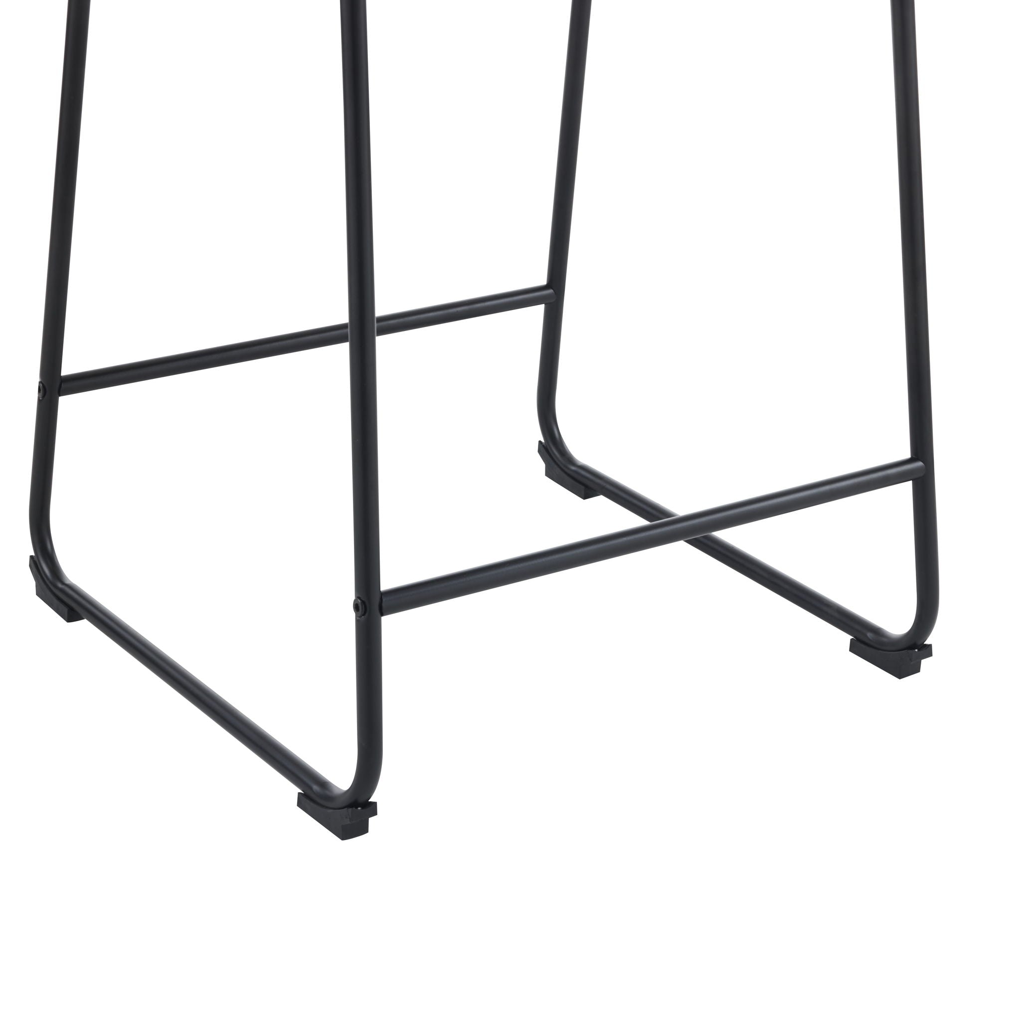 Vintage Style Armless Industrial Counter Stool Set of 2 by HouseOfZazla